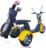 NEW 2000W Electric Trike Golf Cart Mobility Scooter Harley Style Canary Yellow CANARY YELLOW