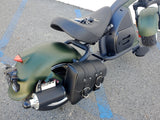 3000W Electric M8 Sport Chopper Motorcycle Harley Scooter Bike 60V MATTE GREEN RED BLACK