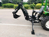 3 Point Hitch PTO Drive BH6600HT Hydraulic Backhoe Excavator Attachment 2 Buckets Hydraulic Thumb