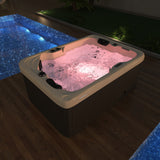 2 Person Outdoor Hydrotherapy Bathtub Hot Bath Tub Whirlpool SPA SYM6012 - 31 Color LED's