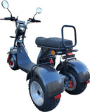 4000W Electric 3 Wheel Fat Tire Chopper Harley Scooter Trike Citycoco Mobility Scooter Carbon Fiber