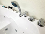 54" Deluxe Jetted Walk-In Bath Tub Hydrotherapy Whirlpool Spa BathTub Water / Air