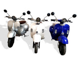 3000W 20AH Electric Vespa Italian Design Scooter Moped Motorcycle 72V Lithium Battery