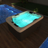2 Person Outdoor Hydrotherapy Bathtub Hot Bath Tub Whirlpool SPA SYM6012 - 31 Color LED's