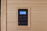 2 Person Canadian Hemlock Glass Front Indoor Swedish Wet Dry Traditional Steam Sauna SPA 4.5KW