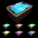 2 Person Outdoor Hydrotherapy Bathtub Hot Bath Tub Whirlpool SPA SYM6012 - 31 Color LED's