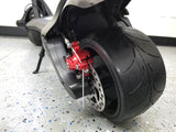 48V Wide Wheel Electric Fat Tire Kick Scooter 500W 800W Max 10.4AH Lithium - Single Motor