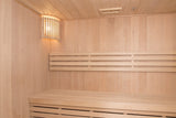 2 Person Canadian Hemlock Glass Front Indoor Swedish Wet Dry Traditional Steam Sauna SPA 4.5KW