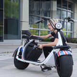 2000W + 40AH Double Seat Electric CityCoco Fat Tire Scooter Motorcycle Bike