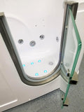 54" Deluxe Jetted Walk-In Bath Tub Hydrotherapy Whirlpool Spa BathTub Water / Air