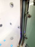 54" Deluxe Jetted Walk-In Bath Tub Hydrotherapy Whirlpool Spa BathTub Water / Air