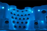 Outdoor 6 Person 123 JETS Double Lounger Hot Tub Spa Fully Loaded 5 Pump 3HP VOLCANO JETS + BALBOA