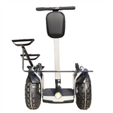 2400W 2 Wheel Off Road Electric Self Balancing Electric Scooter DOUBLE BATTERY with Golf Bag Holder