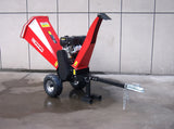 15HP Gasoline Powered Wood Chipper Mulcher with Electric Start