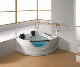 2 Person Corner Hydrotherapy Whirlpool Bathtub Spa Massage Therapy Hot Bath Tub - SYM150150A