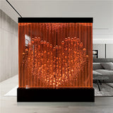 72" Wide x 79" Tall Full Color LED Lighting Bubble Wall Fountain Floor Panel Display