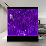 72" Wide x 79" Tall Full Color LED Lighting Bubble Wall Fountain Floor Panel Display
