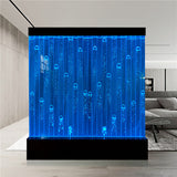 72" Wide x 79" Tall Full Color LED Lighting Bubble Wall Fountain Floor Panel Display