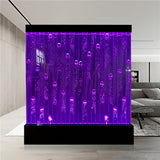 72" Wide x 79" Tall Full Color LED Lighting Bubble Wall Fountain Floor Panel Display