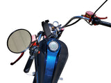 3000W Fat Tire Harley Chopper Style Electric Bike Scooter Motorcycle 60V 30AH Lithium Battery Upgrade