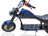 3000W Fat Tire Harley Chopper Style Electric Bike Scooter Motorcycle 60V 30AH Lithium Battery Upgrade