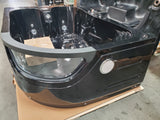 BLACK 2 Person Corner Hydrotherapy Whirlpool Bathtub Spa Massage Therapy Hot Bath Tub w/ Heater - SYM634R