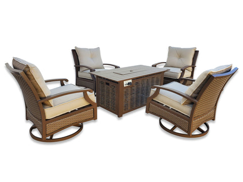 Sunbrella swivel sales rocker patio chairs