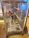 304 Stainless Steel XL Extra Large Bird Parrot Macaw Indoor Outdoor Cage Play Top