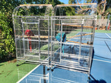 BULK SALE - Two (2 Units) - XL Size Indoor / Outdoor 304 Stainless Steel Bird Parrot Macaw Cages
