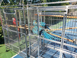 BULK SALE - Two (2 Units) - XL Size Indoor / Outdoor 304 Stainless Steel Bird Parrot Macaw Cages