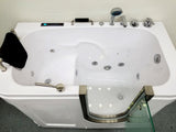 54" Deluxe Jetted Walk-In Bath Tub Hydrotherapy Whirlpool Spa BathTub Water / Air