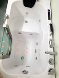 54" Deluxe Jetted Walk-In Bath Tub Hydrotherapy Whirlpool Spa BathTub Water / Air
