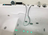 54" Deluxe Jetted Walk-In Bath Tub Hydrotherapy Whirlpool Spa BathTub Water / Air