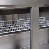 UUC48F 48" 2 Door Commercial Undercounter Reach-In Freezer - 11.9 Cu. Ft.