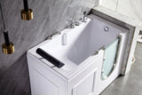 NEW 20 Jet Walk In Hydrotherapy Whirlpool Bathtub Spa Massage Therapy Bath Tub Double Pump