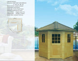 4 Four Person Outdoor Infrared Sauna Spa w/ Ceramic Heaters FIR Far Infrared IN STOCK