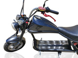 3000W Fat Tire Harley Chopper Style Electric Bike Scooter Motorcycle 60V 30AH Lithium Battery Upgrade