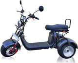 4000W Electric 3 Wheel Fat Tire Chopper Harley Scooter Trike Citycoco Mobility Scooter Carbon Fiber