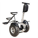 NEW 2 Wheel Off Road Electric Segway Self Balancing DOUBLE BATTERY 2400W Golf Bag Holder Included