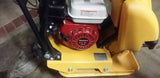 Plate Dirt Soil Compactor Wacker with Honda GX160 Engine Motor and Water Tank / Wheel Kit