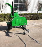 22HP Tow Behind Diesel Wood Log Chipper Shredder Mulcher WP-22HP-D Electric Start