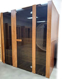 4-6 Person Canadian Red Cedar Wet Dry Traditional Indoor Swedish Steam Sauna SPA 9KW Upgrade 200F Temp