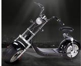 2000W Electric Wide Fat Tire Scooter Chopper / Harley Design Electric Bike eBike Moped