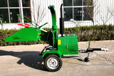 22HP Tow Behind Diesel Wood Log Chipper Shredder Mulcher WP-22HP-D Electric Start