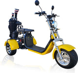 NEW 2000W Electric Trike Golf Cart Mobility Scooter Harley Style Canary Yellow CANARY YELLOW