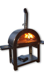 XL Size Wood Fired Outdoor Stainless Steel Pizza Oven BBQ Grill w/ Accessories
