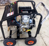 10HP DIESEL Commercial Pressure Washer 3600 PSI AR Pump Electric Start