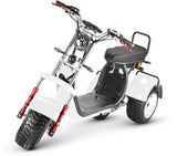 4000W Electric 3 Wheel Fat Tire Chopper Harley Scooter Trike Citycoco Mobility Scooter Carbon Fiber