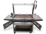 Stainless Steel Outdoor Charcoal BBQ Parrilla Santa Maria / Argentine Grill Spit