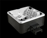 Outdoor 6 Person Double Lounger Hot Tub Spa Fully Loaded 4 Pump 3HP Hard Top Included